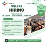 𝐂𝐉 𝐅𝐎𝐎𝐃𝐕𝐈𝐋𝐋𝐄 𝐕𝐈𝐄̣̂𝐓 𝐍𝐀𝐌 - 𝐔𝐑𝐆𝐄𝐍𝐓 𝐇𝐈𝐑𝐈𝐍𝐆 - 𝐏&𝐌 𝐀𝐒𝐒𝐈𝐒𝐓𝐀𝐍𝐓 (𝐓𝐎𝐏𝐈𝐊 𝟒 𝐑𝐄𝐐𝐔𝐈𝐑𝐄𝐃)