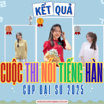 KẾT QUẢ CUỘC THI NÓI TIẾNG HÀN – CÚP ĐẠI SỨ HÀN QUỐC NĂM 2025